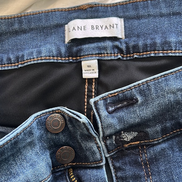 Lane Bryant Bootcut Tighter Tummy jeans size 16L. - Picture 3 of 6